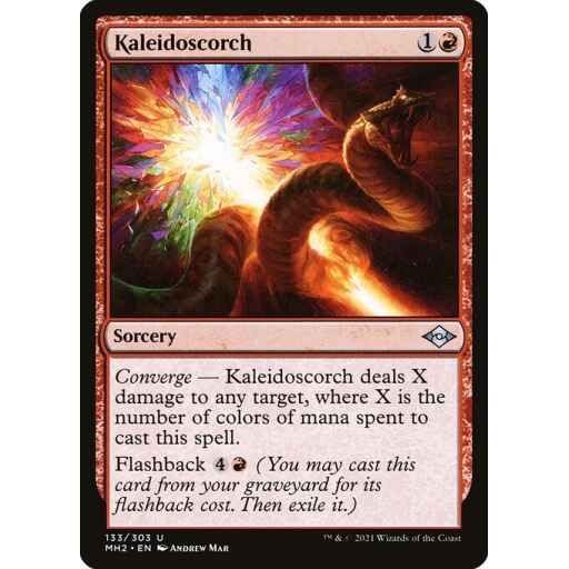 Modern Horizons 2 - 133 - Kaleidoscorch - Uncommon - R - Foil