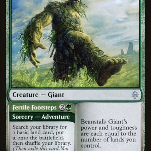 Throne of Eldraine - 149 - Beanstalk Giant // Fertile Footsteps - Uncommon - G - Non-foil