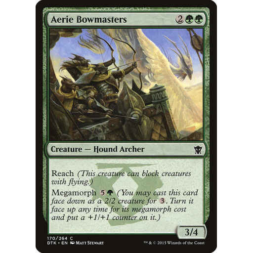 Dragons of Tarkir - 170 - Aerie Bowmasters - Common - G - Foil