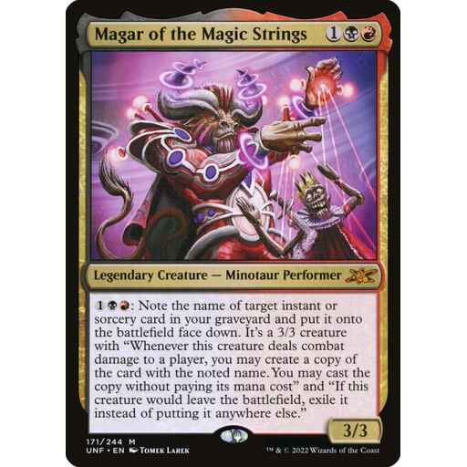 Unfinity - 171 - Magar of the Magic Strings - Mythic - BR - Foil