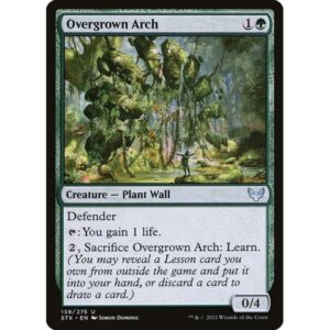 Strixhaven: School of Mages - 139 - Overgrown Arch - Uncommon - G - Non-foil