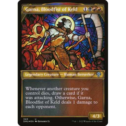Dominaria United - 340 - Garna, Bloodfist of Keld - Uncommon - BR - Foil