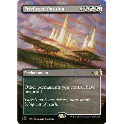 Double Masters 2022 - 385 - Privileged Position - Rare - WG - Foil