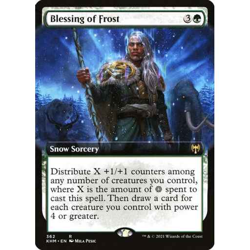 Kaldheim - 362 - Blessing of Frost - Rare - G - Non-foil