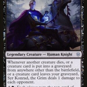Throne of Eldraine - 107 - Syr Konrad, the Grim - Uncommon - B - Non-foil