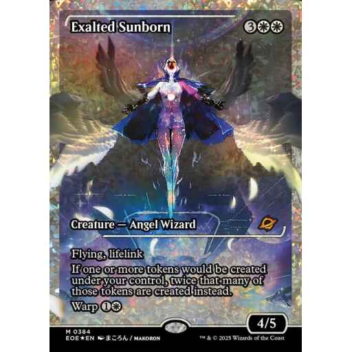 Edge of Eternities - 384 - Exalted Sunborn - Mythic - W - Foil