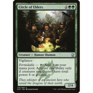 Dragons of Tarkir - 176 - Circle of Elders - Uncommon - G - Foil