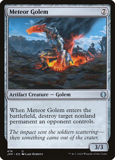Jumpstart - 474 - Meteor Golem - Uncommon - C - Non-foil
