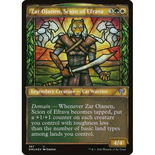 Dominaria United - 367 - Zar Ojanen, Scion of Efrava - Uncommon - WG - Foil