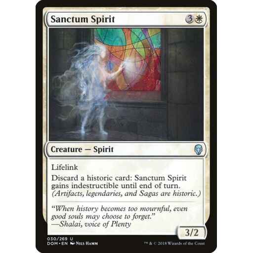 Dominaria - 30 - Sanctum Spirit - Uncommon - W - Foil