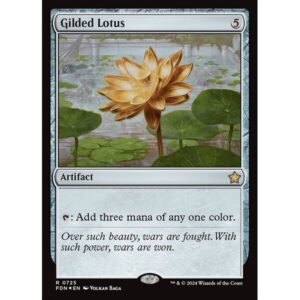 Foundations - 725 - Gilded Lotus - Rare - C - Foil