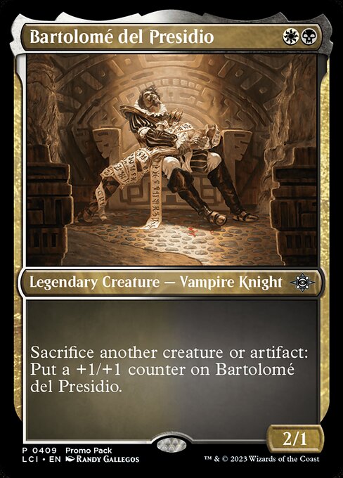 The Lost Caverns of Ixalan - 409 - Bartolomé del Presidio - Uncommon - WB - Non-foil (Front)