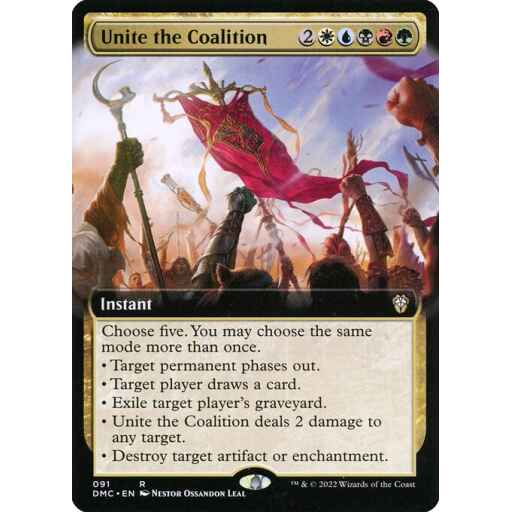 Dominaria United Commander - 91 - Unite the Coalition - Rare - Multi - Non-foil