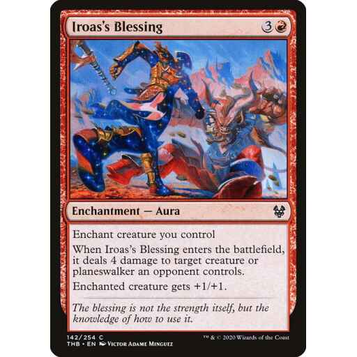 Theros Beyond Death - 142 - Iroas's Blessing - Common - R - Non-foil