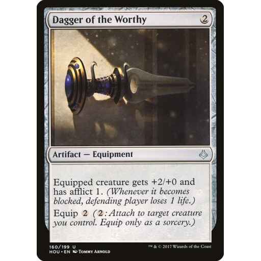 Hour of Devastation - 160 - Dagger of the Worthy - Uncommon - C - Non-foil