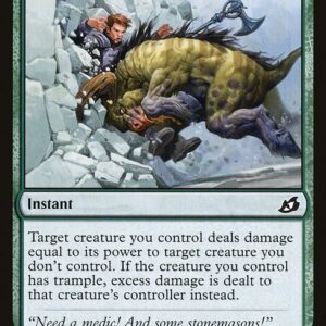 Ikoria: Lair of Behemoths - 170 - Ram Through - Common - G - Non-foil (Front)