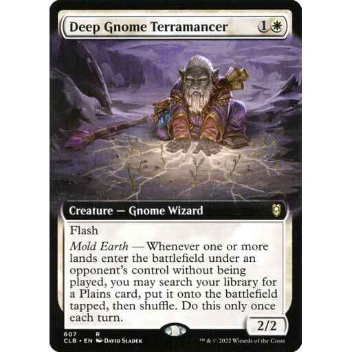 Commander Legends: Battle for Baldur's Gate - 607 - Deep Gnome Terramancer - Rare - W - Non-foil