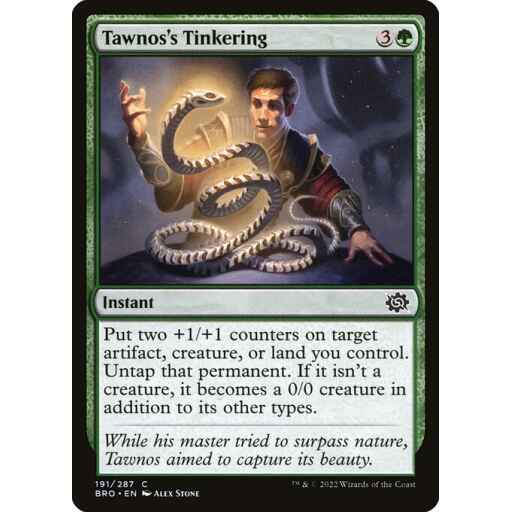 The Brothers' War - 191 - Tawnos's Tinkering - Common - G - Foil