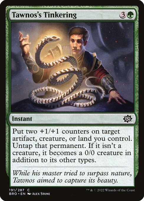 The Brothers' War - 191 - Tawnos's Tinkering - Common - G - Foil