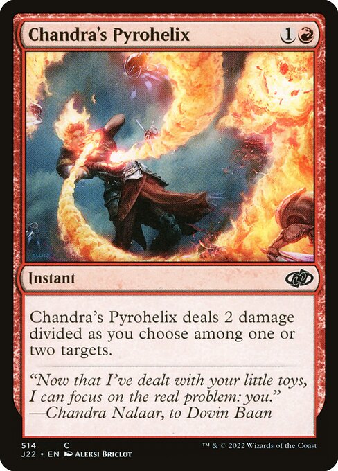 Jumpstart 2022 - 514 - Chandra's Pyrohelix - Common - R - Non-foil