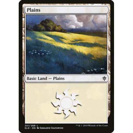 Throne of Eldraine - 251 - Plains - Common - C - Foil