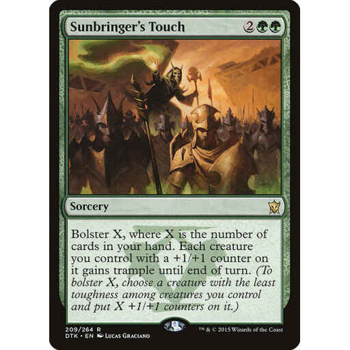 Dragons of Tarkir - 209 - Sunbringer's Touch - Rare - G - Foil