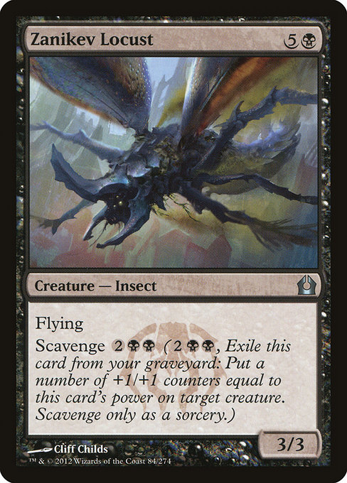 Return to Ravnica - 84 - Zanikev Locust - Uncommon - B - Foil