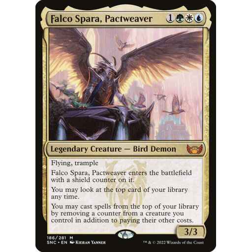 Streets of New Capenna - 186 - Falco Spara, Pactweaver - Mythic - Multi - Non-foil