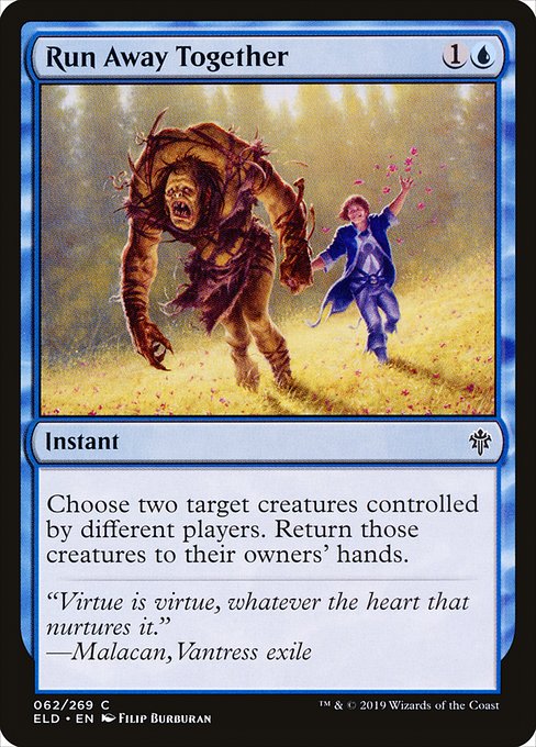 Throne of Eldraine - 62 - Run Away Together - Common - U - Non-foil