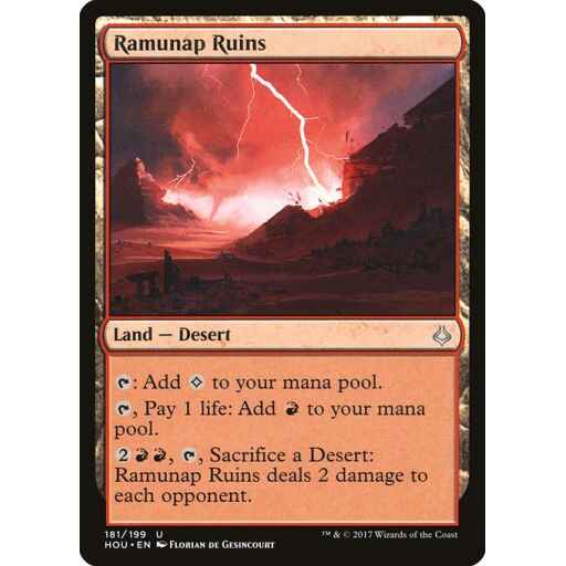 Hour of Devastation - 181 - Ramunap Ruins - Uncommon - C - Foil