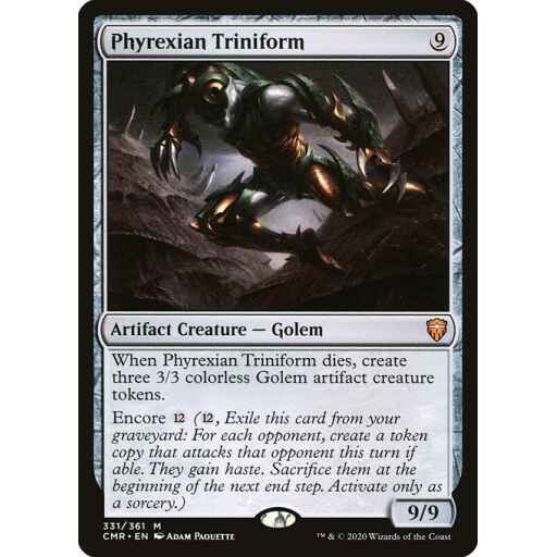 Commander Legends - 331 - Phyrexian Triniform - Mythic - C - Foil