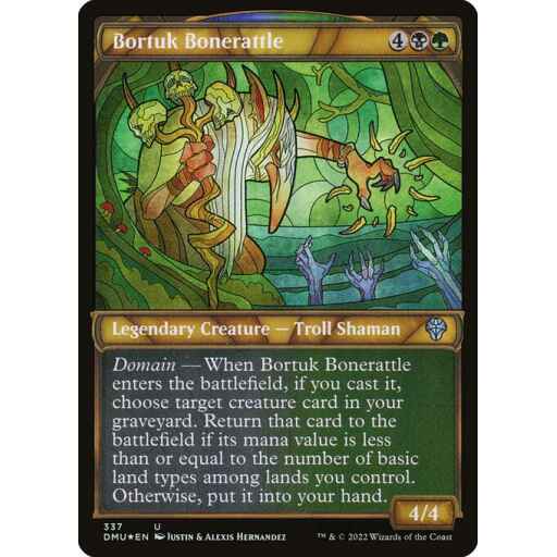 Dominaria United - 337 - Bortuk Bonerattle - Uncommon - BG - Foil