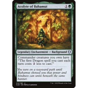 Commander Legends: Battle for Baldur's Gate - 212 - Acolyte of Bahamut - Uncommon - G - Foil