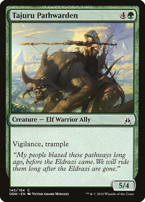 Oath of the Gatewatch - 145 - Tajuru Pathwarden - Common - G - Non-foil