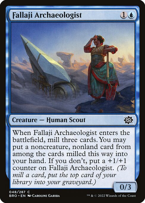 The Brothers' War - 48 - Fallaji Archaeologist - Common - U - Non-foil