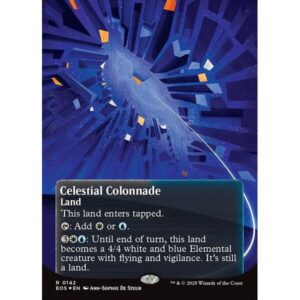 Edge of Eternities: Stellar Sights - 142 - Celestial Colonnade - Rare - C - Foil