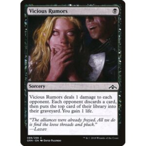 Guilds of Ravnica - 89 - Vicious Rumors - Common - B - Foil