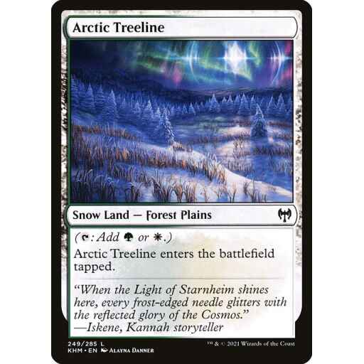 Kaldheim - 249 - Arctic Treeline - Common - C - Foil