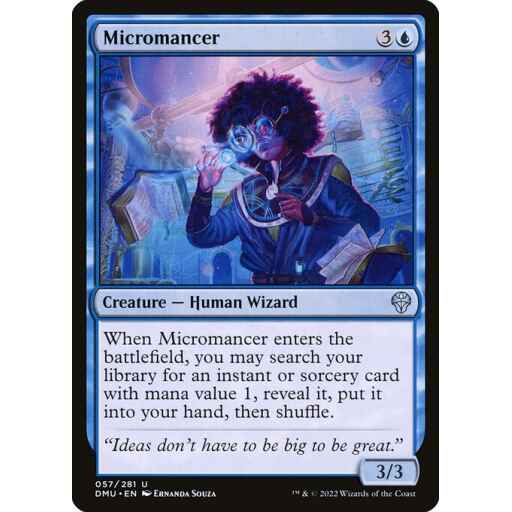 Dominaria United - 57 - Micromancer - Uncommon - U - Foil