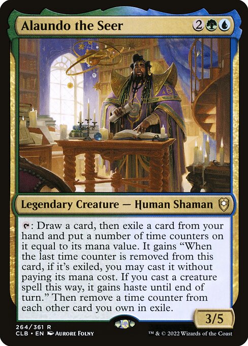 Commander Legends: Battle for Baldur's Gate - 264 - Alaundo the Seer - Rare - UG - Non-foil