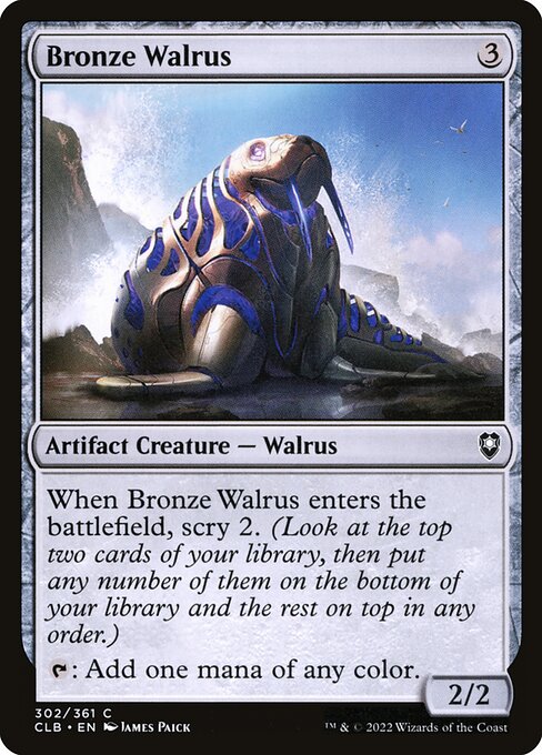 Commander Legends: Battle for Baldur's Gate - 302 - Bronze Walrus - Common - C - Foil