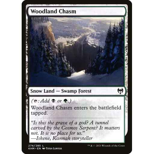 Kaldheim - 274 - Woodland Chasm - Common - C - Non-foil