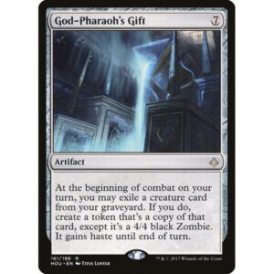Hour of Devastation - 161 - God-Pharaoh's Gift - Rare - C - Foil