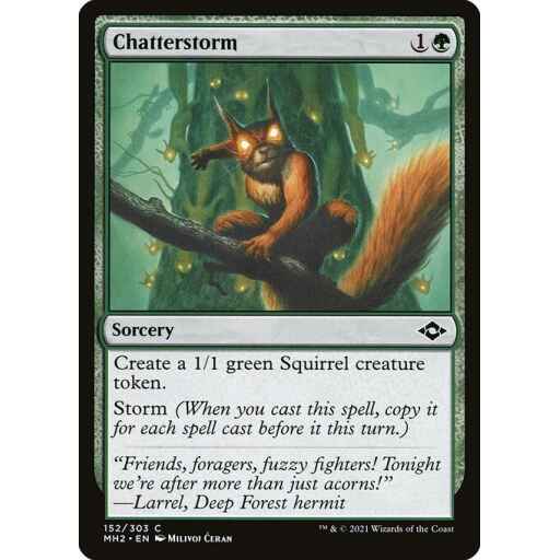 Modern Horizons 2 - 152 - Chatterstorm - Common - G - Foil