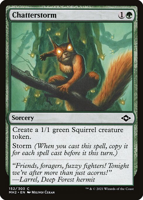 Modern Horizons 2 - 152 - Chatterstorm - Common - G - Foil