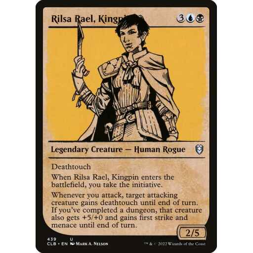 Commander Legends: Battle for Baldur's Gate - 439 - Rilsa Rael, Kingpin - Uncommon - UB - Non-foil