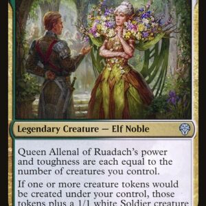 Dominaria United - 210 - Queen Allenal of Ruadach - Uncommon - WG - Foil