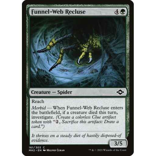 Modern Horizons 2 - 161 - Funnel-Web Recluse - Common - G - Foil