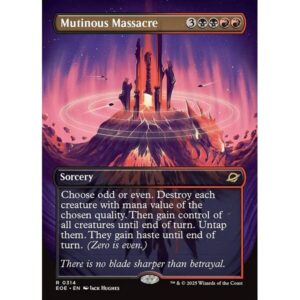 Edge of Eternities - 314 - Mutinous Massacre - Rare - BR - Non-foil