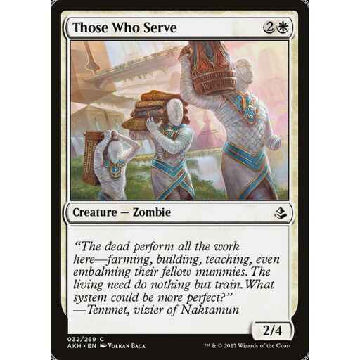 Amonkhet - 32 - Those Who Serve - Common - W - Non-foil